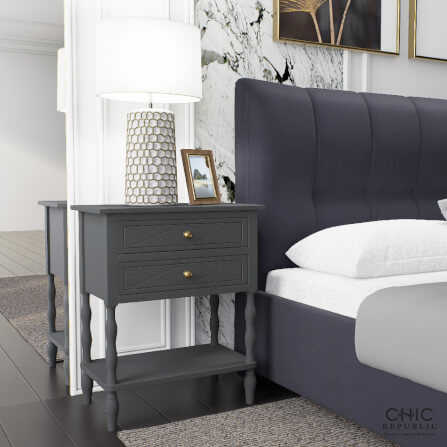 โต๊ะข้าง CHIC REPUBLIC รุ่น ROMITA/60 สีเทาเข้ม_7