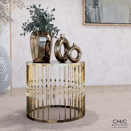 โต๊ะข้าง CHIC REPUBLIC รุ่น URIANA/50 สีทองวินเทจ_5