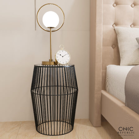 โต๊ะข้างเตียง CHIC REPUBLIC รุ่น LENDAL/42 สีดำ_5