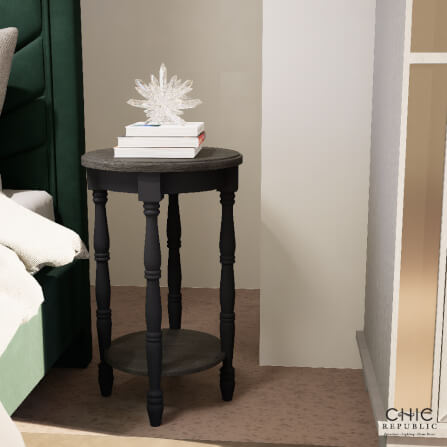 โต๊ะข้างเตียง CHIC REPUBLIC รุ่น OCANA/40 สีเทาเข้มวินเทจ_6