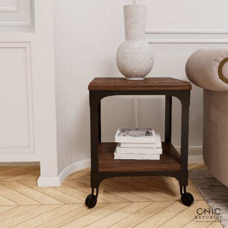 โต๊ะข้าง CHIC REPUBLIC รุ่น BLACKSMITH/51 สีเทา_6