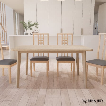 โต๊ะอาหาร RINA HEY รุ่น MOKKA/150 สีไม้ธรรมชาติ_6