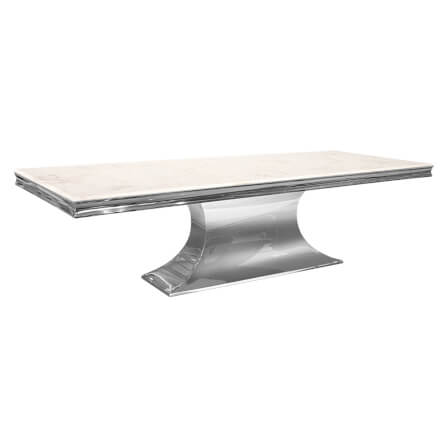 โต๊ะอาหาร CHIC REPUBLIC รุ่น HERNANDEZ-CH/300 MARBLE สีขาว_7
