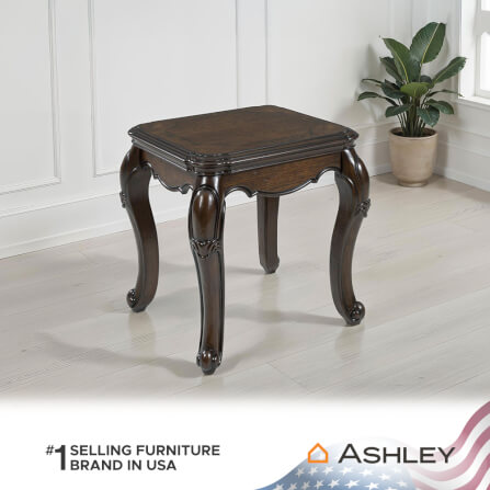 โต๊ะข้าง ASHLEY FURNITURE HOMESTORE รุ่น MAYLEE/63 ขนาด 63 ซม. สีน้ำตาลเข้ม_7