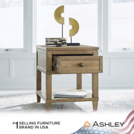 โต๊ะข้าง ASHLEY FURNITURE HOMESTORE รุ่น SHARLANCE/50 สีน้ำตาลอ่อน_10