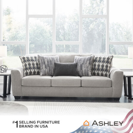 โซฟา 3 ที่นั่ง ASHLEY FURNITURE HOMESTORE รุ่น AVENAL PARK/3 สีเทาอ่อน_7