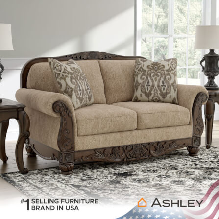 โซฟา 2 ที่นั่ง ASHLEY FURNITURE HOMESTORE รุ่น STANMORE/2 สีน้ำตาล_7