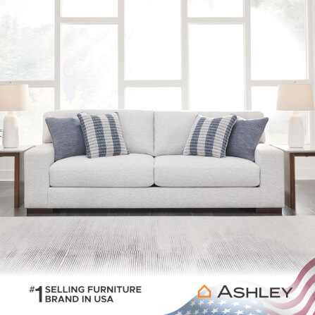 โซฟา 3 ที่นั่ง ASHLEY FURNITURE HOMESTORE รุ่น BELVOIR/3 สีขาว_7