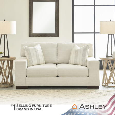 โซฟา 2 ที่นั่ง ASHLEY FURNITURE HOMESTORE รุ่น MAGGIE/2 สีครีม_7