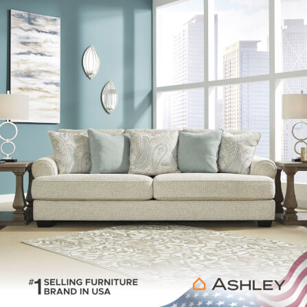 โซฟา 3 ที่นั่ง ASHLEY FURNITURE HOMESTORE รุ่น MONAGHAN/3 สีเบจ_6