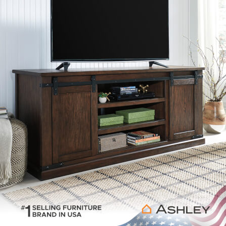 ตู้วางทีวี ASHLEY FURNITURE HOMESTORE รุ่น BUDMORE-B/178 สีน้ำตาล_3