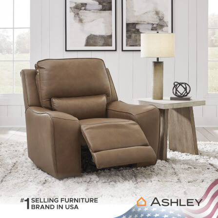 เก้าอี้ปรับเอนนอนไฟฟ้า 1 ที่นั่ง ASHLEY FURNITURE HOMESTORE รุ่น SILVERBROOKE/1RM สีน้ำตาล_7