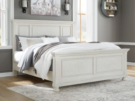 เตียงนอนขนาด 6 ฟุต ASHLEY FURNITURE HOMESTORE รุ่น ROBBINSDALE/180 สีขาววินเทจ_6