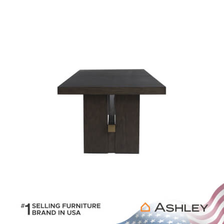 โต๊ะอาหาร ปรับขนาดได้ ASHLEY FURNITURE HOMESTORE รุ่น BURKHAUS/223-314 สีน้ำตาลเข้ม_7