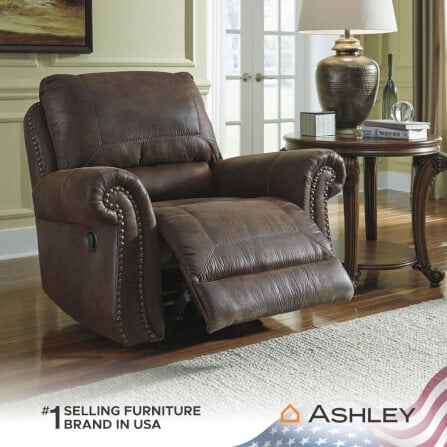 โซฟาปรับเอนนอน 1 ที่นั่ง ASHLEY FURNITURE HOMESTORE รุ่น W80070-O/1R สีน้ำตาลเข้ม_8