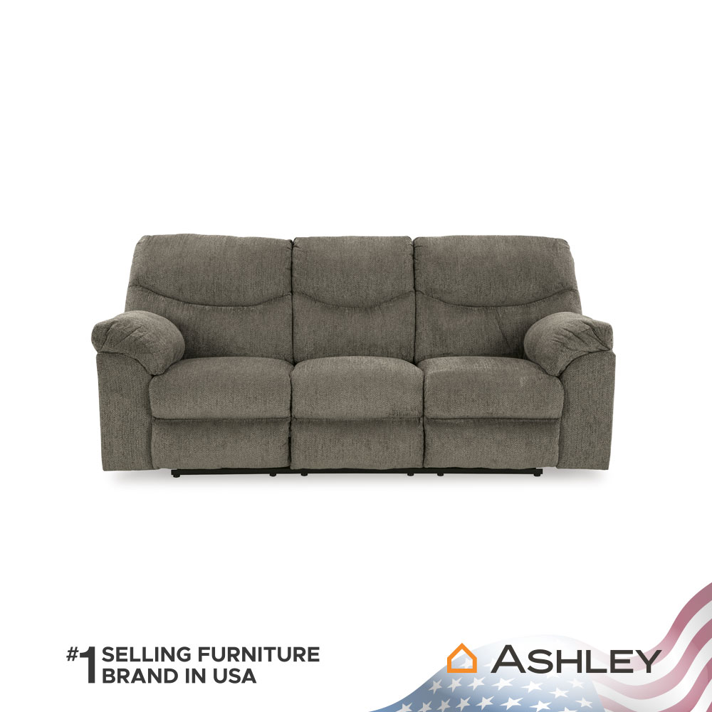 โซฟาปรับเอนนอน 3 ที่นั่ง ASHLEY FURNITURE HOMESTORE รุ่น ALPHONS/3RR สีน้ำตาล_0