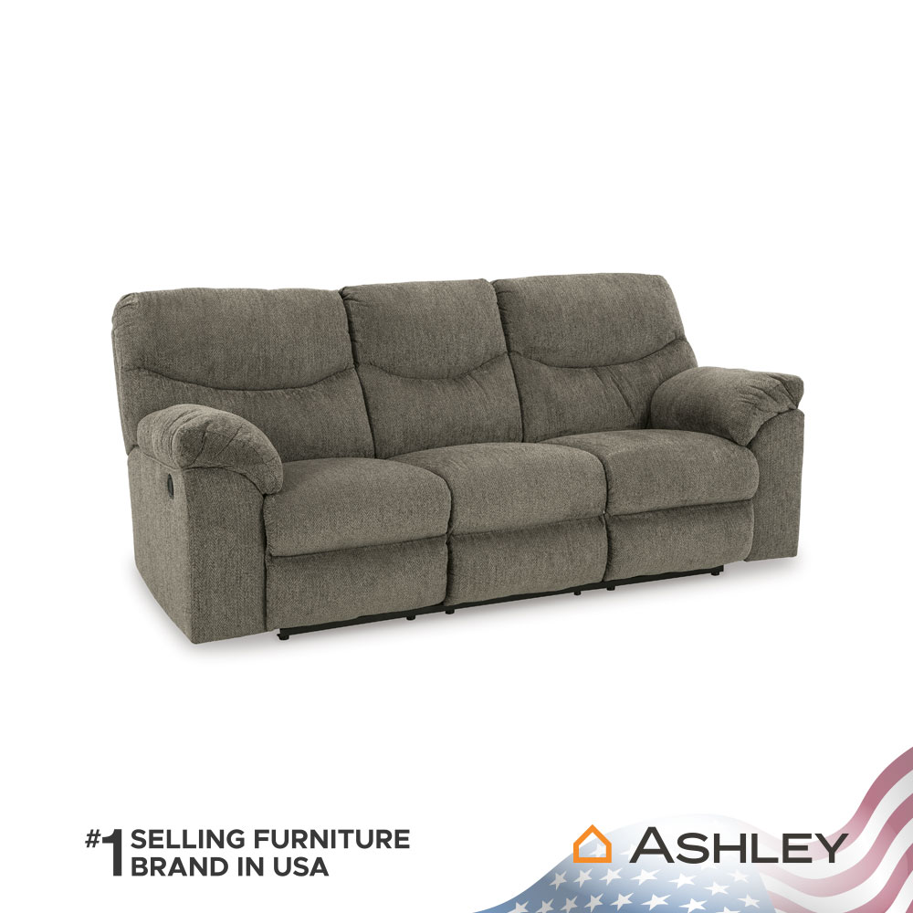 โซฟาปรับเอนนอน 3 ที่นั่ง ASHLEY FURNITURE HOMESTORE รุ่น ALPHONS/3RR สีน้ำตาล_1