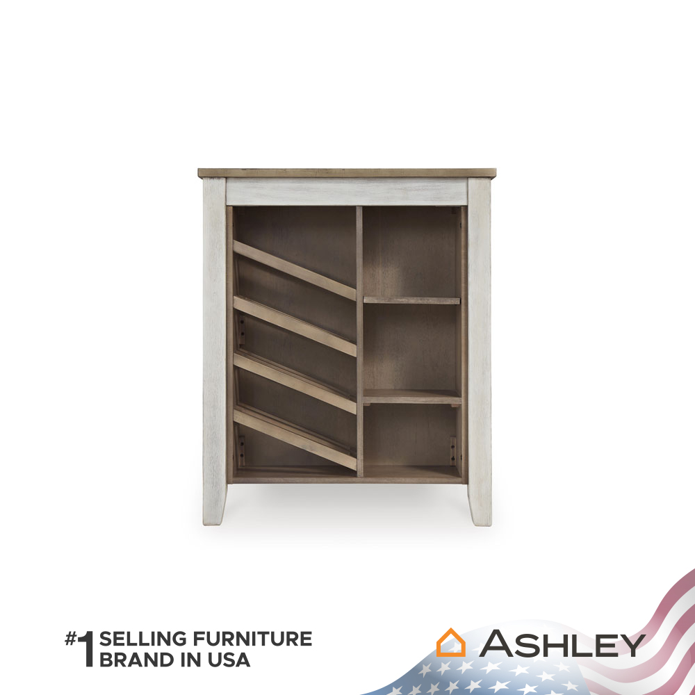 โต๊ะบาร์ พร้อมช่องเก็บของ ASHLEY FURNITURE HOMESTORE รุ่น SKEMPTON/152 สีขาววินเทจ_3