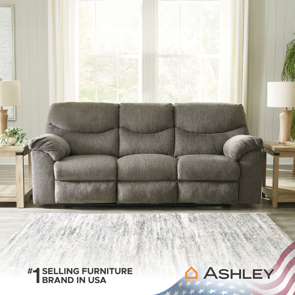 โซฟาปรับเอนนอน 3 ที่นั่ง ASHLEY FURNITURE HOMESTORE รุ่น ALPHONS/3RR สีน้ำตาล_5