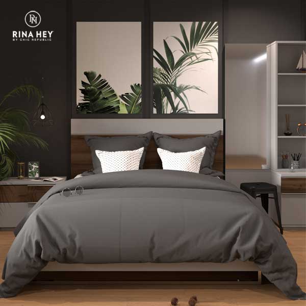 เตียง 6 ฟุต RINA HEY รุ่น COOPER/180 สีวอลนัทเข้ม_6