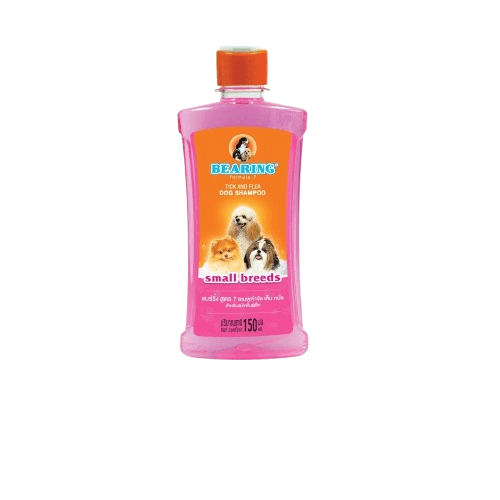 แชมพูกำจัดเห็บหมัดสำหรับสุนัข BEARING สูตร TICK & FLEA ขนาด 150ML สำหรับสุนัขพันธ์ุเล็ก
