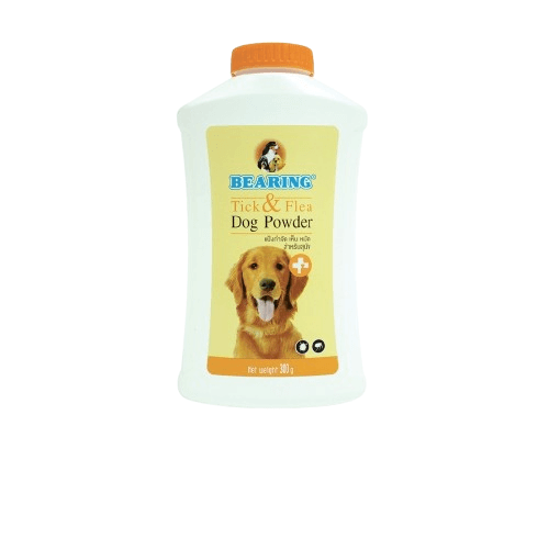 แป้งกำจัดเห็บหมัด สำหรับสุนัข BEARING สูตร TICK & FLEA DOG POWDER ขนาด 300G_0