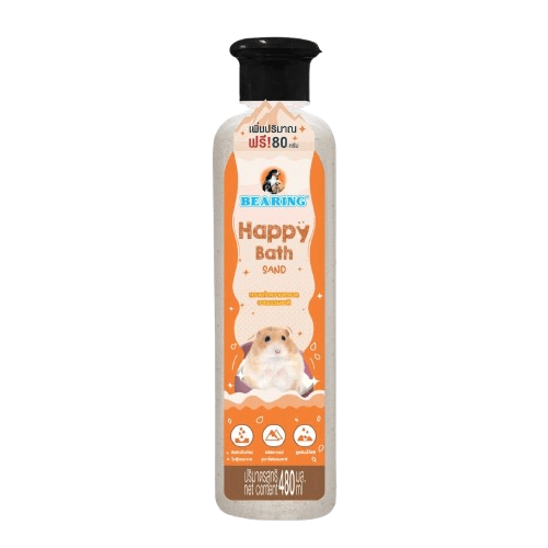 ทรายภูเขาไฟ สำหรับสัตว์เลี้ยงขนาดเล็ก BEARING รุ่น HAPPY BATH SAND ขนาด 480G_0