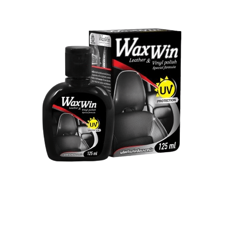 นํ้ายาเคลือบเงาเบาะรถยนต์ WAX ONE รุ่น LEATHER & VINYL POLISH ขนาด 125ML