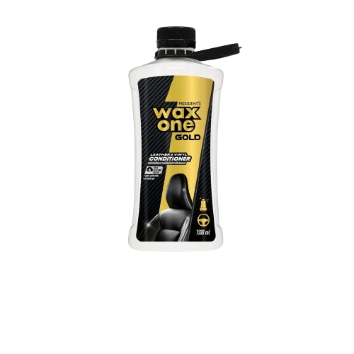 สเปรย์เคลือบเงาเบาะหนังรถยนต์ WAX ONE รุ่น PRESIDENT'S WAXONE GOLD LEATHER & VINYI CONDITIONER ขนาด 1500ML