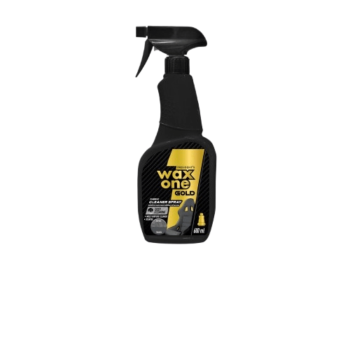 สเปรย์กำจัดคราบเบาะผ้าและพรมรถ WAX ONE รุ่น WAXONE GOLD FABRIC CLEANER ขนาด 600ML