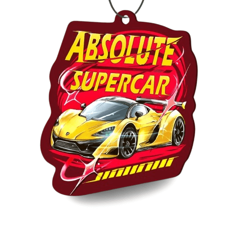 แผ่นน้ำหอมปรับอากาศในรถยนต์ WAX ONE รุ่นPRESIDENT'S WAXONE GOLD AIR FRESHENER ขนาด 13G กลิ่น ABSOLUTE SUPERCAR_0
