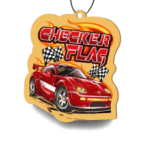 แผ่นน้ำหอมปรับอากาศในรถยนต์ WAX ONE รุ่นPRESIDENT'S WAXONE GOLD AIR FRESHENER ขนาด 13G กลิ่น CHECKER FLAG_0