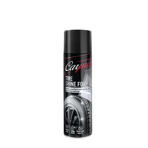 สเปรย์โฟมทำความสะอาดและปกป้องยางรถยนต์ WAX ONE รุ่น CARPRO SHINE TIRE FOAM ขนาด 600ML_0