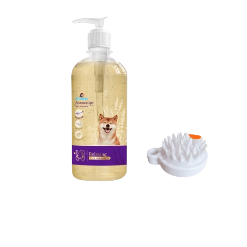 แชมพูสุนัข BEARING สูตรอโรม่า AROMATIC SPA ขนาด 450ML สำหรับสุนัขที่ผิวแพ้ง่าย (แถมฟรี หวีแปรงขน)