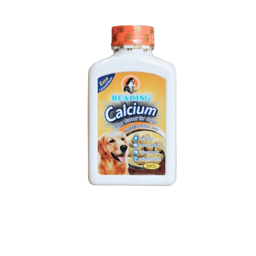 อาหารเสริมสุนัข BEARING สูตร CALCIUM แบบเม็ด รสตับ ขนาด 135G 100 เม็ด/กระปุก_1