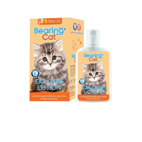 โลชั่นเช็ดหูแมว BEARING CAT สูตร EAR CARE LOTION FOR CAT ขนาด 100ML