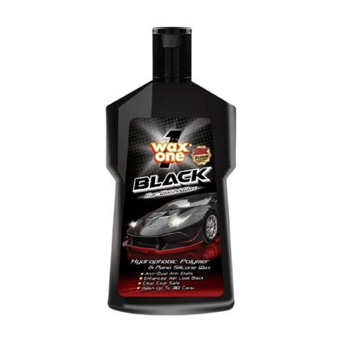 แชมพูล้างรถผสมแวกซ์ WAX ONE รุ่รุ่น BLACK CAR WASH & WAX ขนาด 650ML (สำหรับรถสีเข้ม)_1