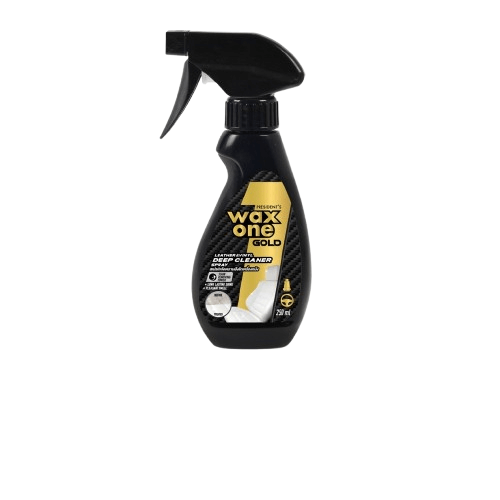สเปรย์ขจัดคราบฝังลึกเครื่องหนัง WAX ONE รุ่น WAXONE GOLD LEATHER & VINYL DEEP CLEANER ขนาด 250ML