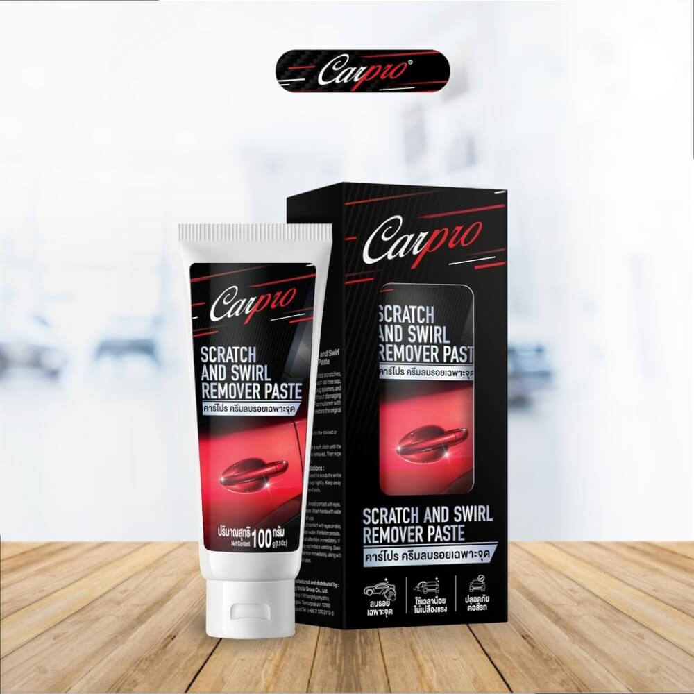 ครีมลบรอยขนแมวสำหรับรถยนต์ WAX ONE รุ่น SCRATCH & SWIRL REMOVER PASTE 100G