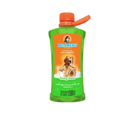 แชมพูกำจัดเห็บหมัดสำหรับสุนัข BEARING สูตร TICK & FLEA ขนาด 1500ML สำหรับสุนัขขนยาว_0