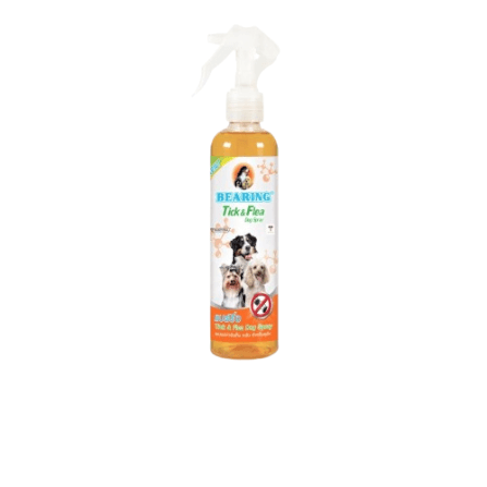 สเปรย์กำจัดเห็บหมัดสำหรับสุนัข BEARING สูตร TICK & FLEA DOG ขนาด 250ML_0