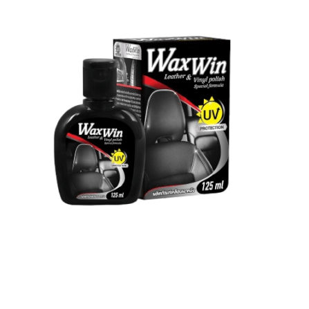 นํ้ายาเคลือบเงาเบาะรถยนต์ WAX ONE รุ่น LEATHER & VINYL POLISH ขนาด 125ML_0