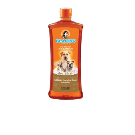 แชมพูกำจัดเห็บหมัดสำหรับสุนัข BEARING สูตร TICK & FLEA ขนาด 300ML สำหรับสุนัขขนสั้น_1