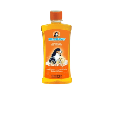 แชมพูกำจัดเห็บหมัดสำหรับสุนัข BEARING สูตร TICK & FLEA ขนาด 150ML สำหรับสุนัขทุกสายพันธ์ุ_1