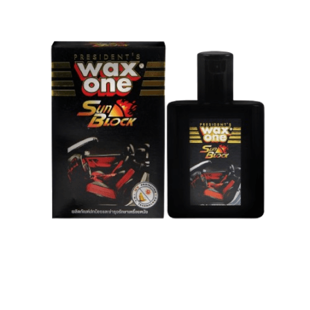น้ำยาเคลือบเบาะหนัง WAX ONE รุ่น SUN BLOCK ขนาด 110ML_1
