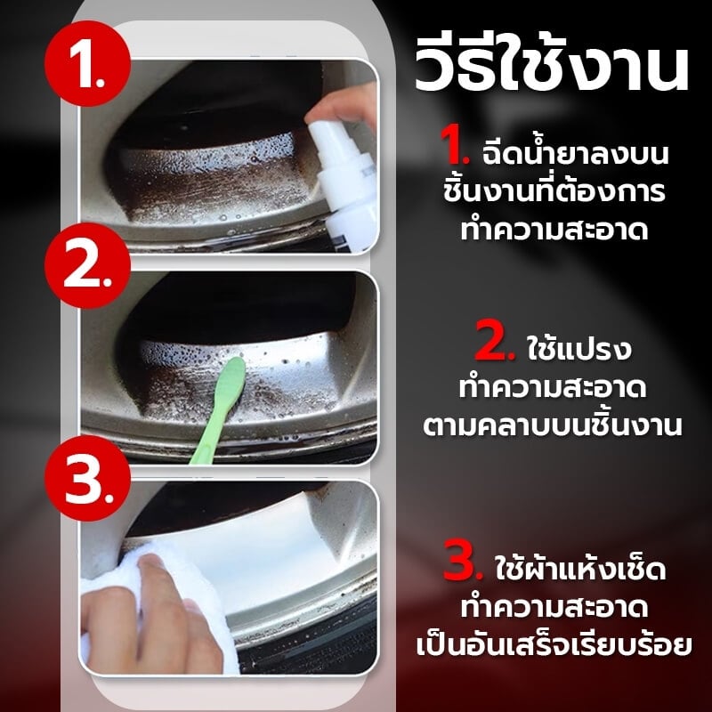 น้ำยาขัดโครเมียม CONOCO สีใส