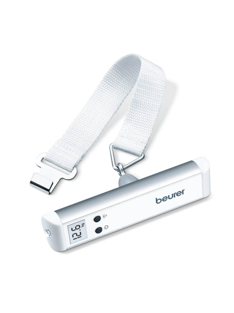 เครื่องชั่งน้ำหนักกระเป๋าเดินทาง Beurer รุ่น LS 10 สีเงิน