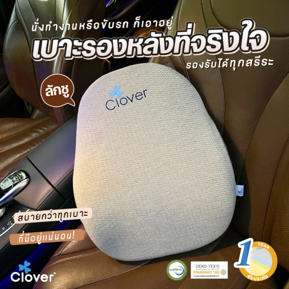 เบาะรองหลัง CLOVER C-EGB271