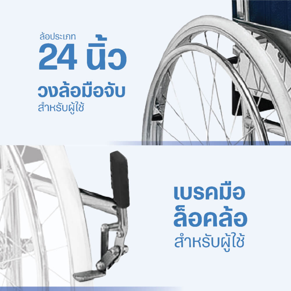 รถเข็น CLOVER C-WC281  เหล็ก กรมท่า