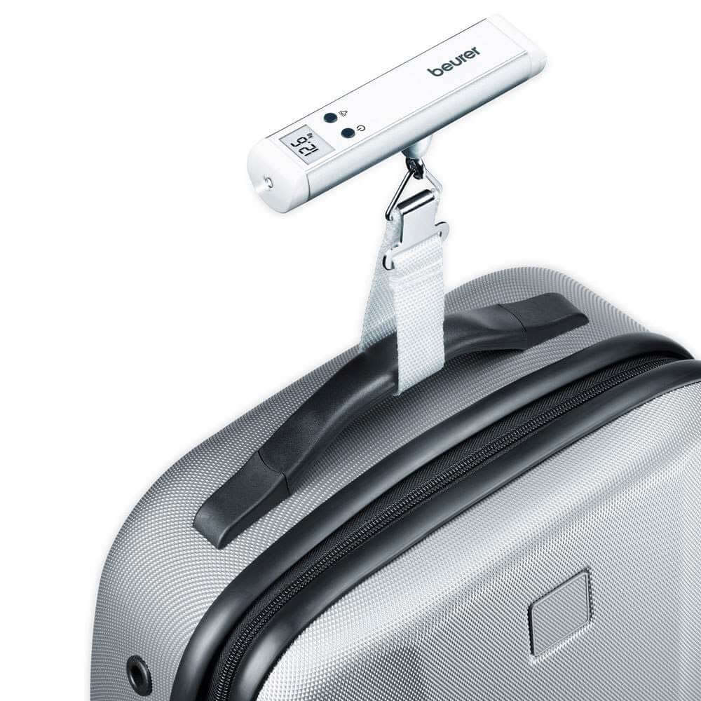 เครื่องชั่งน้ำหนักกระเป๋าเดินทาง Beurer รุ่น LS 10 สีเงิน